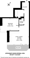 Floorplan area for info only, not for Â£/sq. ft valuation