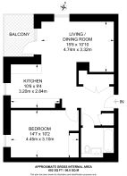 Floorplan area for info only, not for Â£/sq. ft valuation