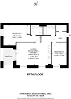 Floorplan area for info only, not for £/sq. ft valuation