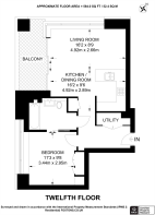 Floorplan area for info only, not for £/sq. ft valuation