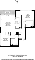 Floorplan area for info only, not for £/sq. ft valuation