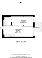 Floorplan area for info only, not for £/sq. ft valuation