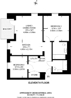 Floorplan area for info only, not for Â£/sq. ft valuation