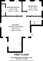 Floorplan area for info only, not for £/sq. ft valuation