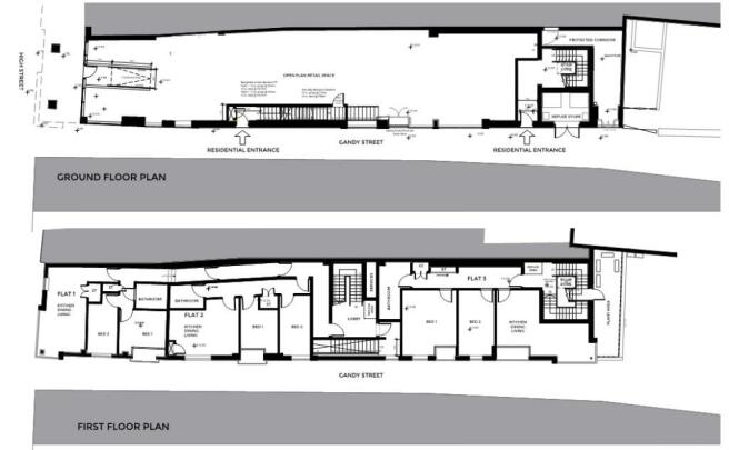 Proposed floorplans