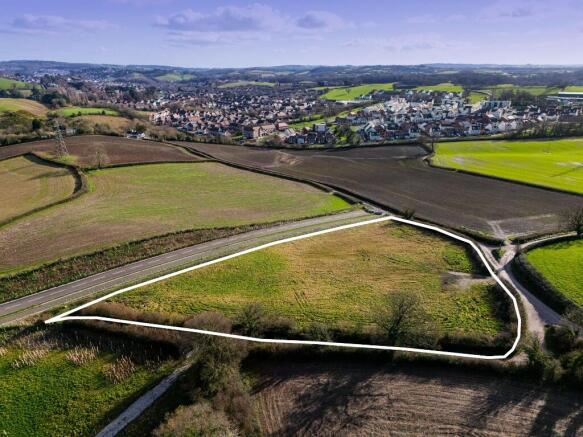 Aerial view of site