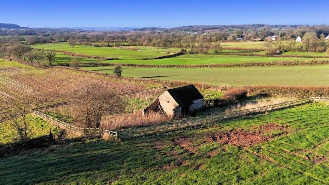 Aerial image of plot
