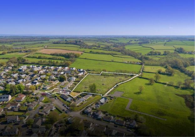 Aerial view of site