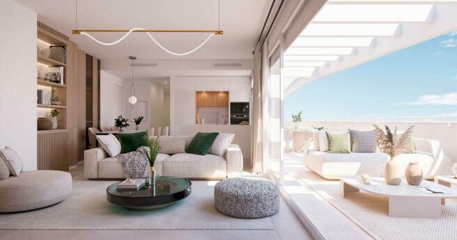Living room & terrac