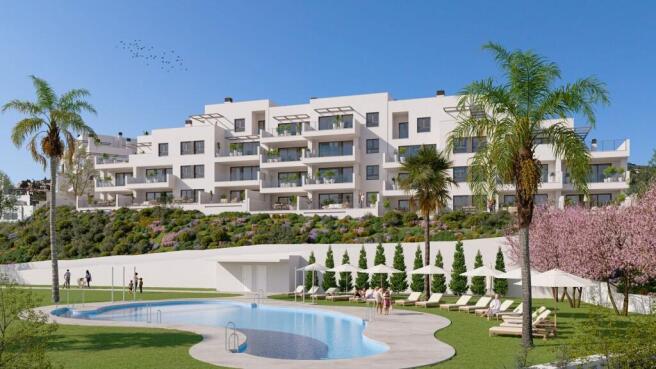 Communal pool & buil