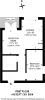 Floorplan area for info only, not for Â£/sq. ft valuation