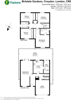 Floorplan area for info only, not for £/sq. ft valuation