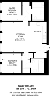 Floorplan area for info only, not for £/sq. ft valuation