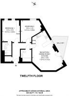 Floorplan area for info only, not for £/sq. ft valuation