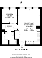 Floorplan area for info only, not for £/sq. ft valuation