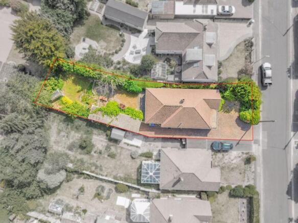 Aerial plan view
