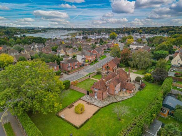 Elevated view of Property across to R...