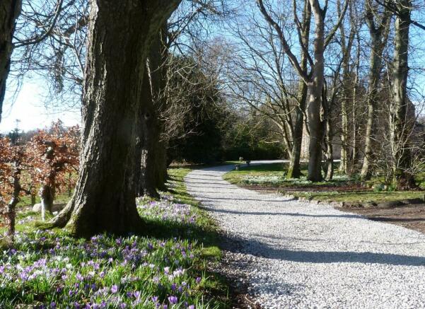 Driveway towards the property