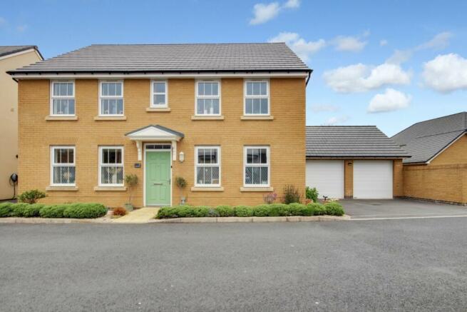 Front Elevation with Double Driveway