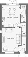 Dandara - Saxon Park - The Charleston, Home 174 floorplan