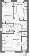 Dandara - Saxon Park - The Charleston, Home 174 floorplan