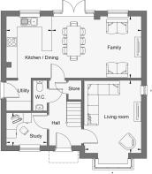 Dandara - Saxon Park - The Goodwood, Home 201 floorplan