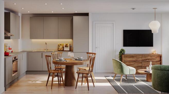 Kitchen/living area
