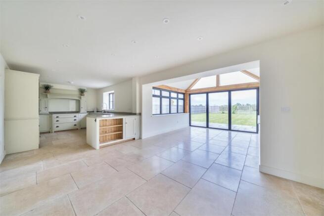 Open plan living area
