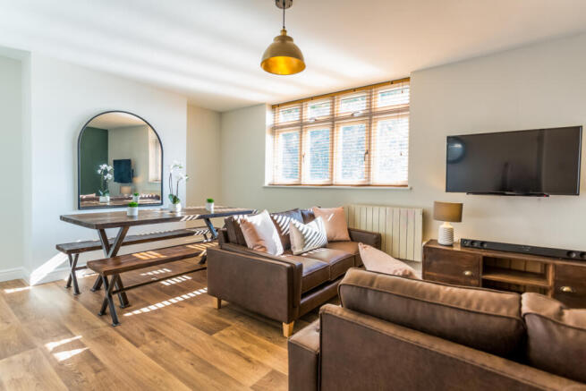 St Hilds Flat 2 living room 1