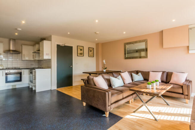 St Hilds Flat 4 living room 1