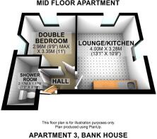 Apartment 3 Bank Hou