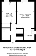 Floorplan area for info only, not for £/sq. ft valuation