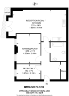 Floorplan area for info only, not for £/sq. ft valuation