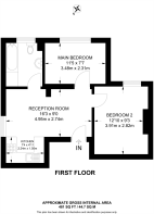 Floorplan area for info only, not for £/sq. ft valuation