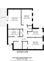 Floorplan area for info only, not for £/sq. ft valuation