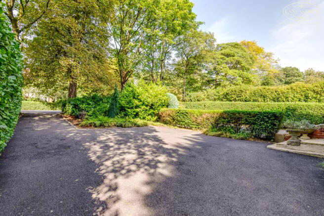 Drive and front garden 