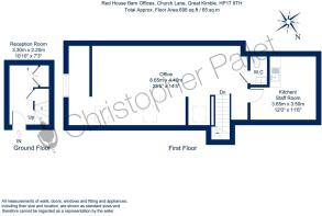 Red House Barn Offices, Floor Plan Church Lane, Gr