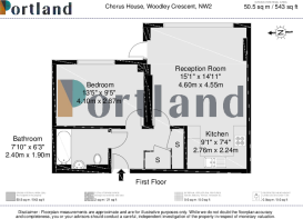 PORTLAND - Chorus House, Woodley Crescent, NW2-A4 