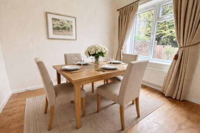 Staged Dining Room
