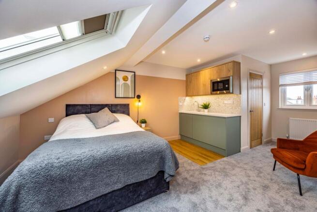 Bedroom With Kitchenette