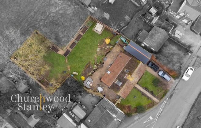 Aerial of plot