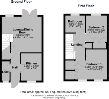 3 Hill View Avenue, Withington, Hereford - all flo