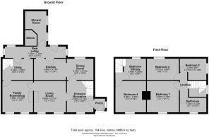 Orchard Cottage, Eaton Bishop, Hereford - all floo