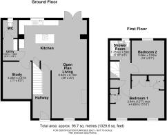 2a Ferndale Road, Hereford - all floors.JPG