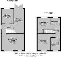 32 St Peters Close, Moreton On Lugg - all floors.J