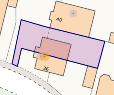 38 Meadowgates. Site plan.