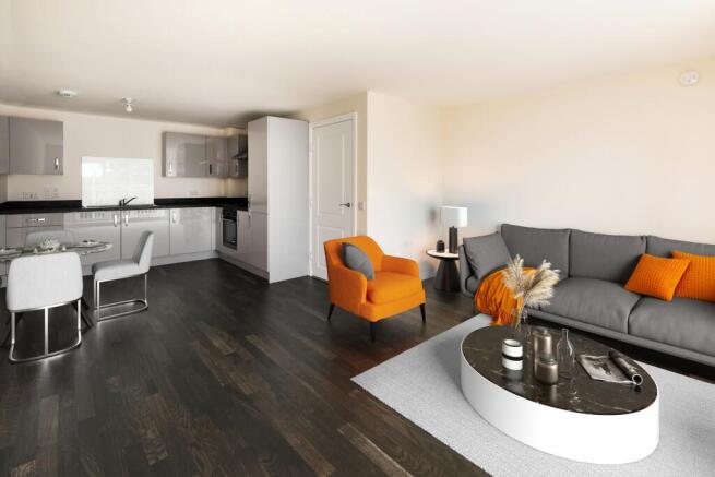 Plot 41 Burnett Living Kitchen Dining