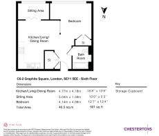 property in Graphite Square,
Albert Embankment, SE11