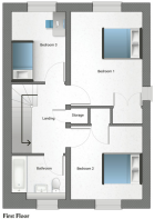 3 Bed House Portholme  - First Floor