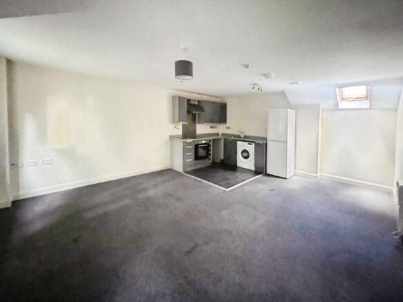 Lounge and kitchen